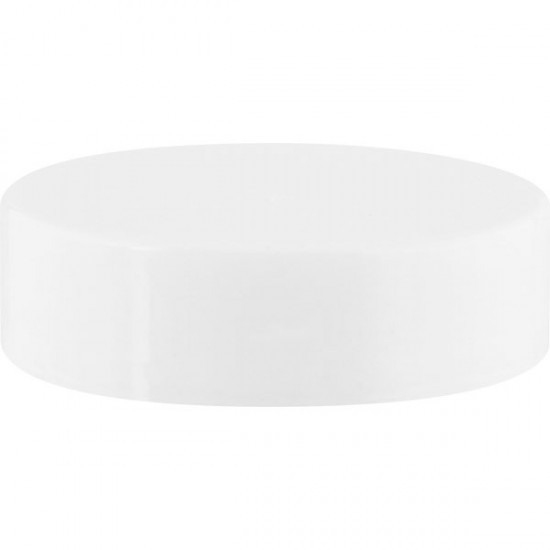 38mm Smooth White Screw Cap with Pressure Sensitive Liner
